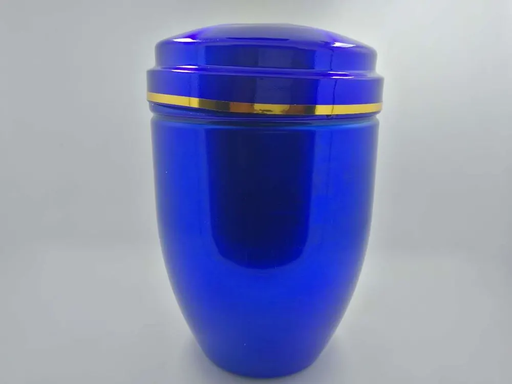 Europe Style Decorative Funeral Urns High Strength Aluminium Materials view 1