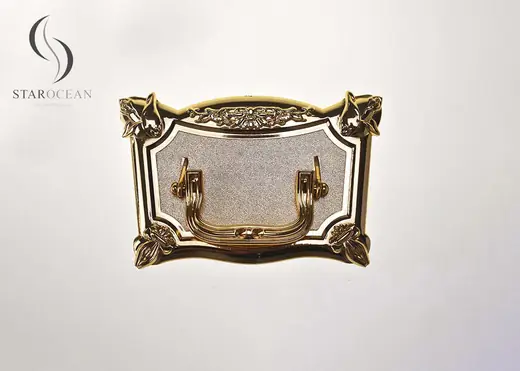 Luxurious Gold-Plated Style High Load Bearing High Quality Coffin Accessories P9803