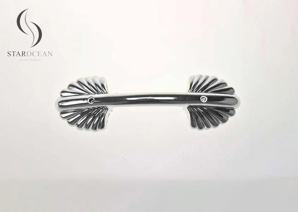Silver Plastic Coffin Handles Shell Style Premium Quality Long Service Life P9003 view 1