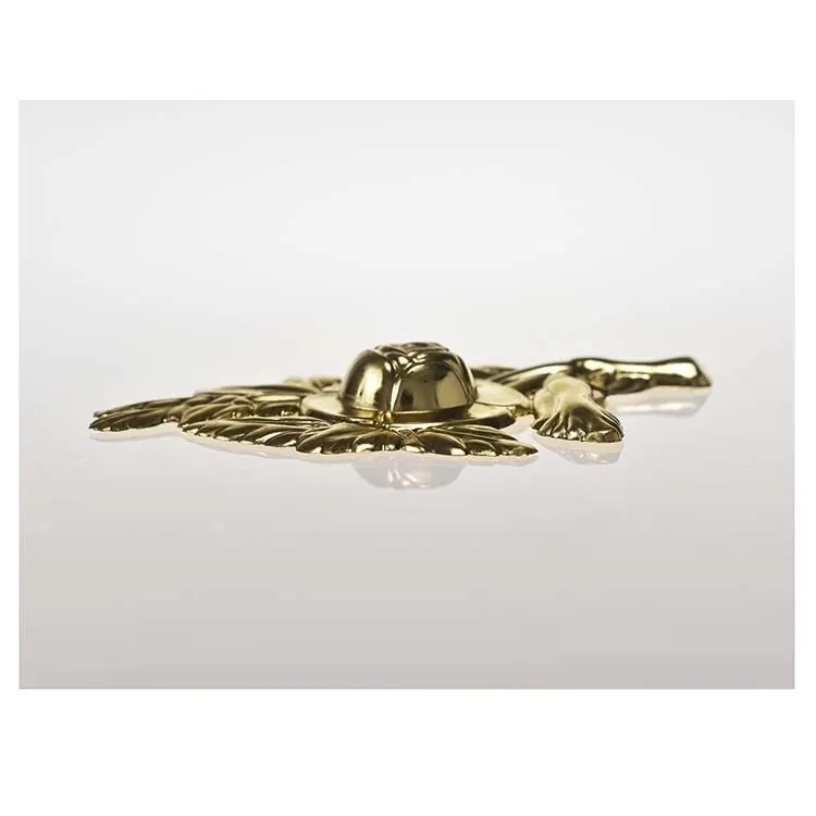 Golden Classic Design Plastic Coffin Decoration Accessories Factory Price PF01 view 1