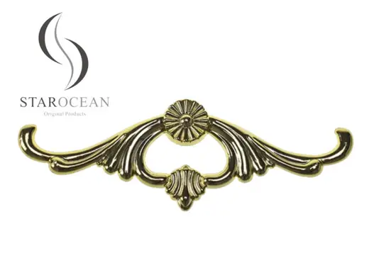 Custom Plated Color ABS Hard Materials Coffin Accessories Simple Design PF11