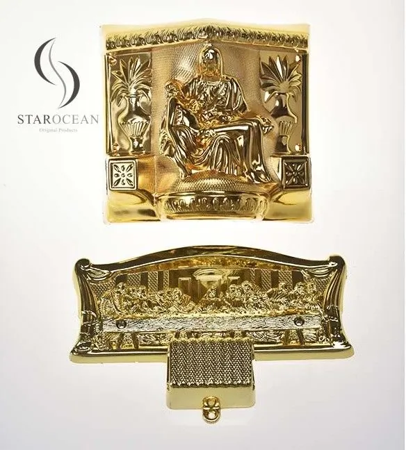 Eco-friendly Material Last Supper Design Coffin Corner Set Sturdy and Durable 9# view 1
