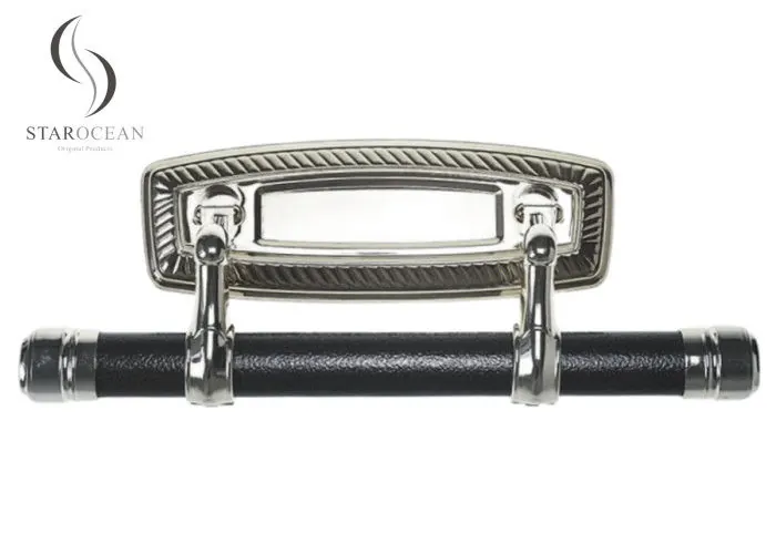 Funeral Silver Long Coffin Swing Bar Sets PP Zinc Material Simple Design SW-D view 1