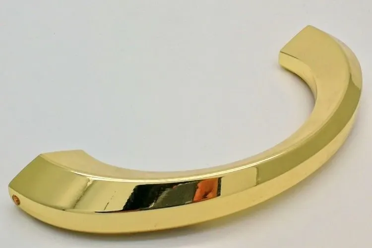 Zamak Material Coffins and Caskets Accessories Shining Gold Plating ZH004 view 3