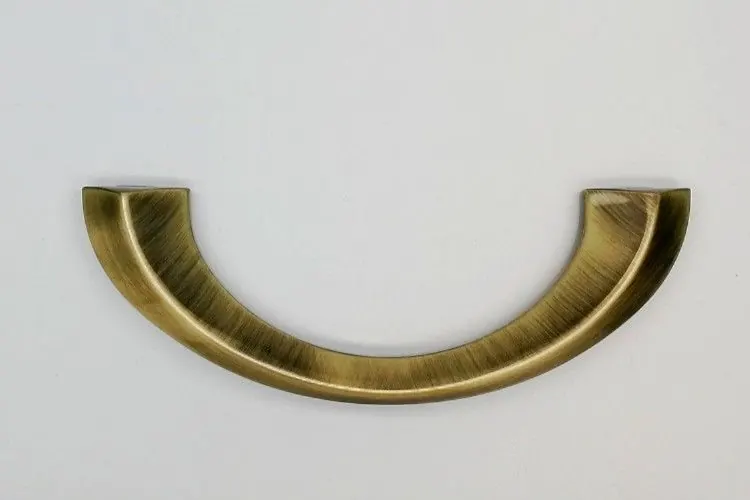 Antique Brass Metal Coffin Handle High Polish and Zinc Alloy Material ZH004AB view 1