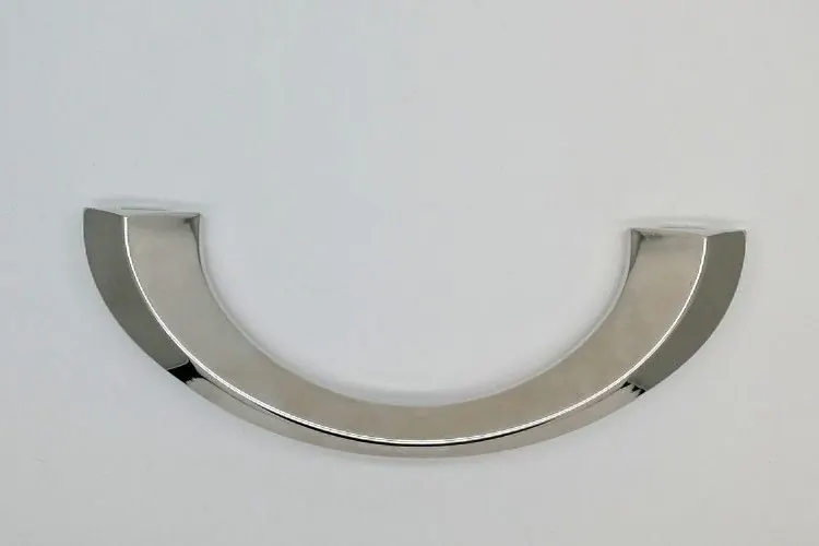 Classic Style Nickel Plated Metal Coffin Handle Italian Design Load-Bearing ZH004NP view 1