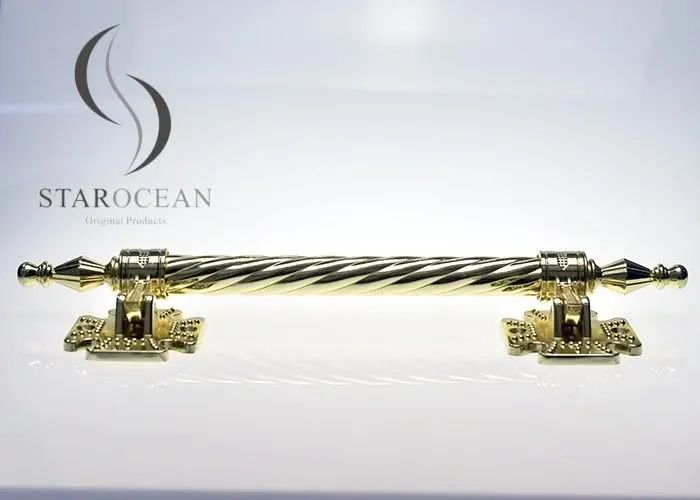 Gold Zinc Metal Coffin Handle Hardware, Coffin Accessories Set Wholesale ZH005A view 2