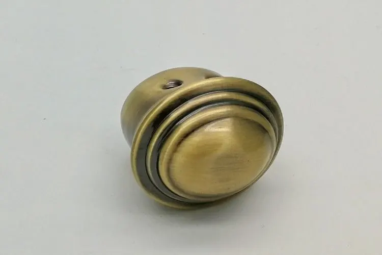 Antique Brass Color Casket Hardware ZA09 Casket Tip and End Cap Premium Iron view 3