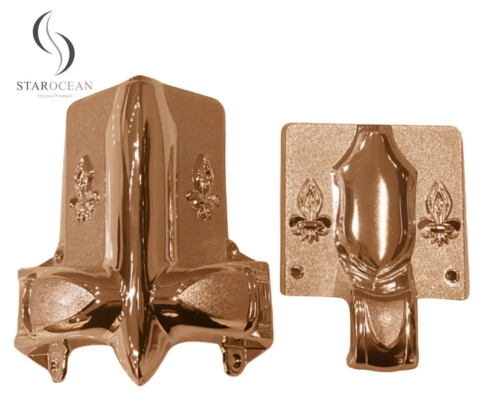 Wooden Casket Corner Bronze Plating , High Quality and Competive Price 2# B view 1
