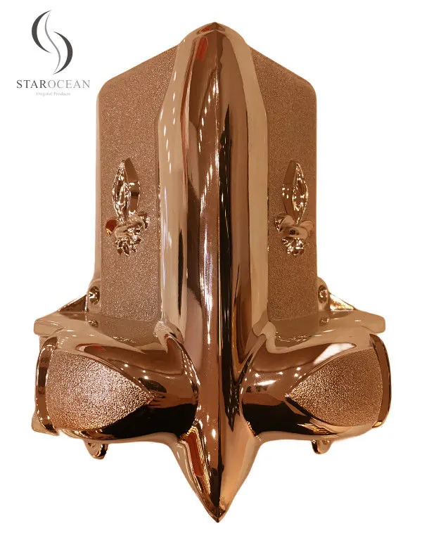 Wooden Casket Corner Bronze Plating , High Quality and Competive Price 2# B view 2