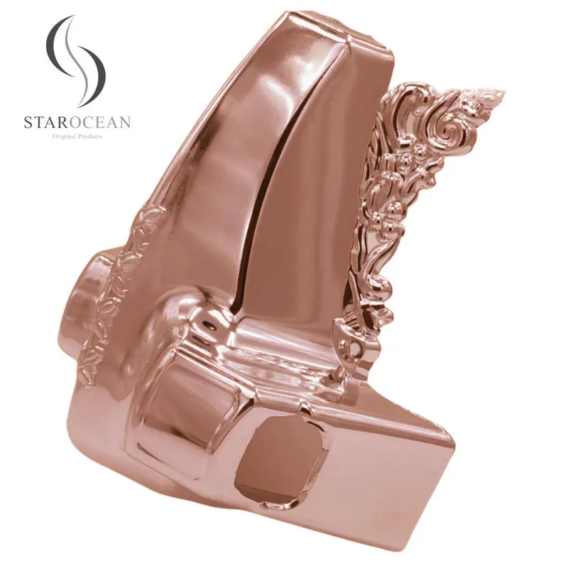 Bronze Plastic Coffin Corners with Different Colors Spray Paint Funeral Supplies 3#B view 2