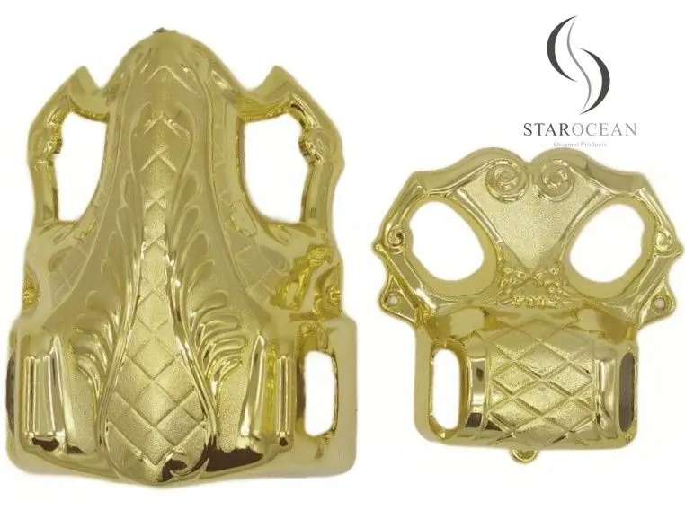 Gold Plating Coffin Ornaments 4#G , Customized Coffins and Caskets Accessories view 1