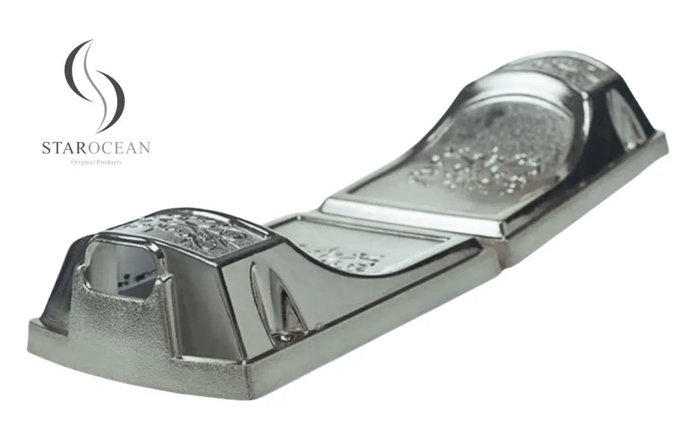 Silver Simple Design Coffin Corner with Metal Rod Set Coffin Handle Wholesale 8#S view 2