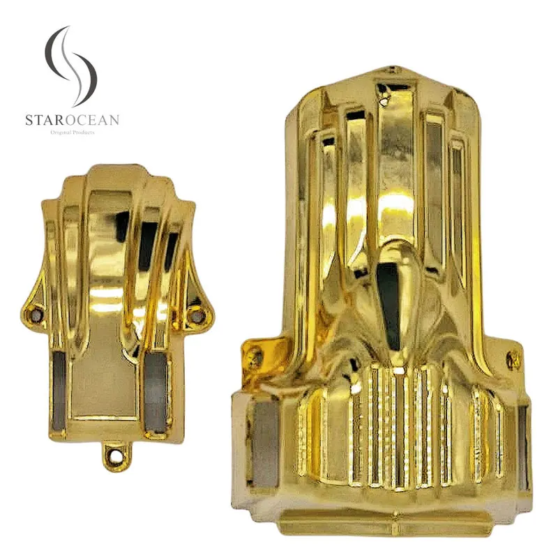 American Style 18K Gold Coffin Corner Wholesale Coffin Handles and Accessories 11# LG view 1