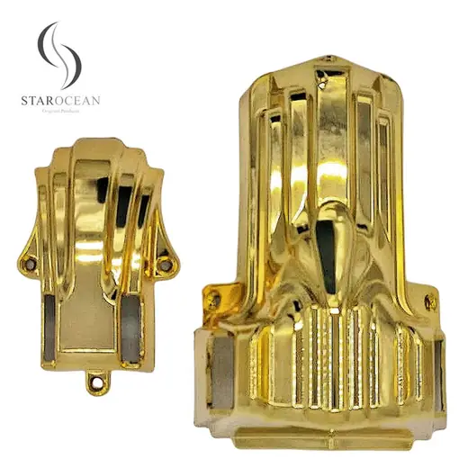 American Style 18K Gold Coffin Corner Wholesale Coffin Handles and Accessories 11# LG