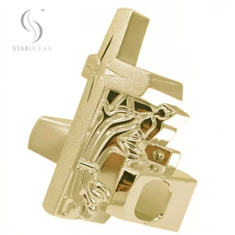 18K Light Gold ABS Plastic Coffin Corner Coffin Ornament Funeral Interment 12# LG view 3