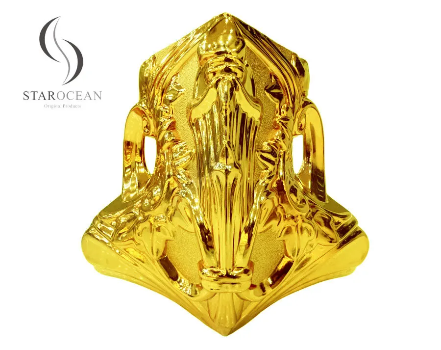 24K Gold Premium Coffin Corner Funeral Products for Wooden Coffin Handles 17#G view 3