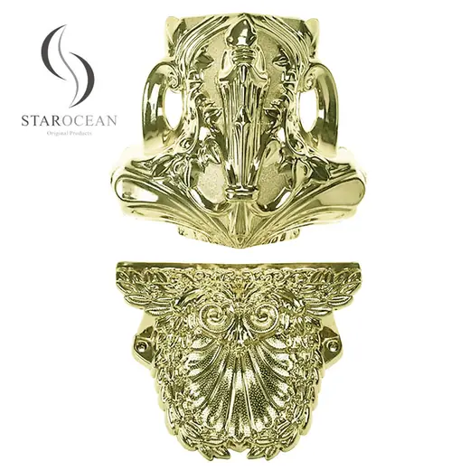 Extra Large Ornate Coffin Corner American Coffin Accessories Funeral Supplies 18#G