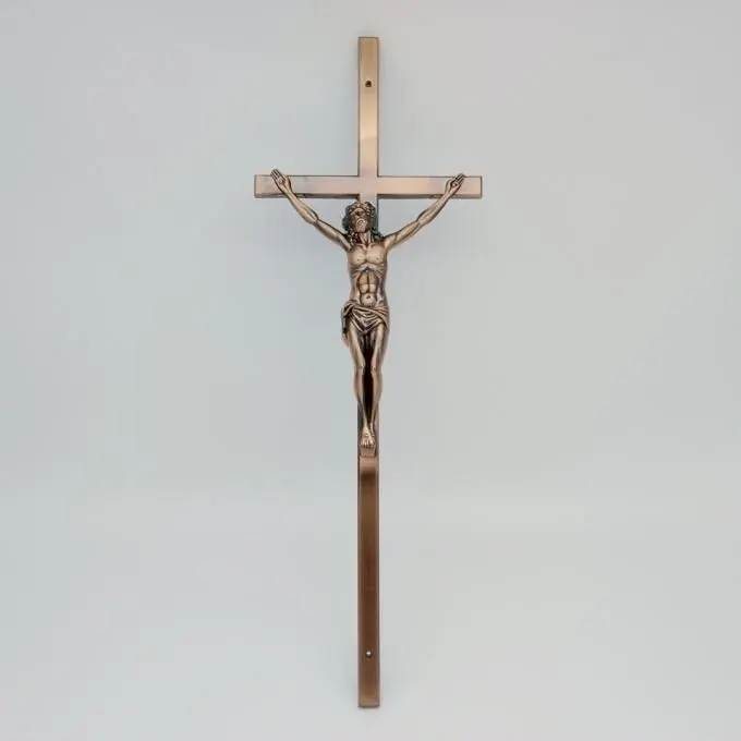 Antique Bronze Zamak Material Coffin Lightweight Cross Wholesale ZD018 view 1