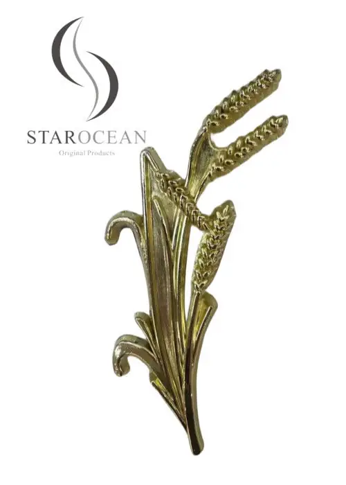 Gold Plated High Quality Metal Decorative Funeral Urn Hardware SGS Certified UD04