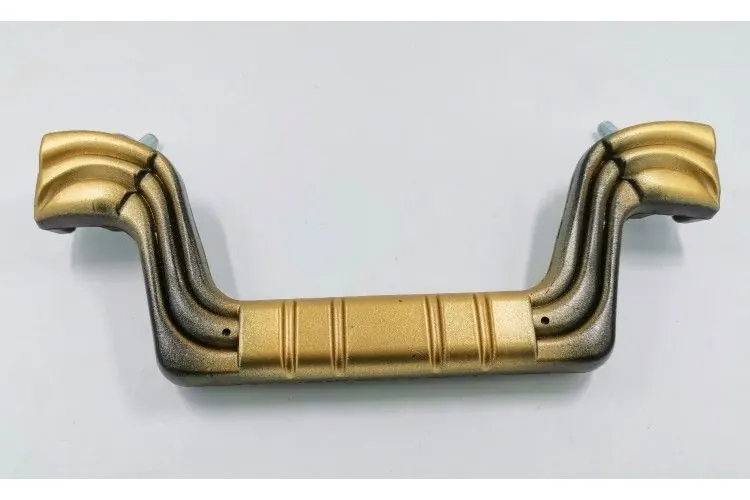 Steel Wire Reinforced Plastic Coffin Handles in Copper and Gold Color P9020* view 1