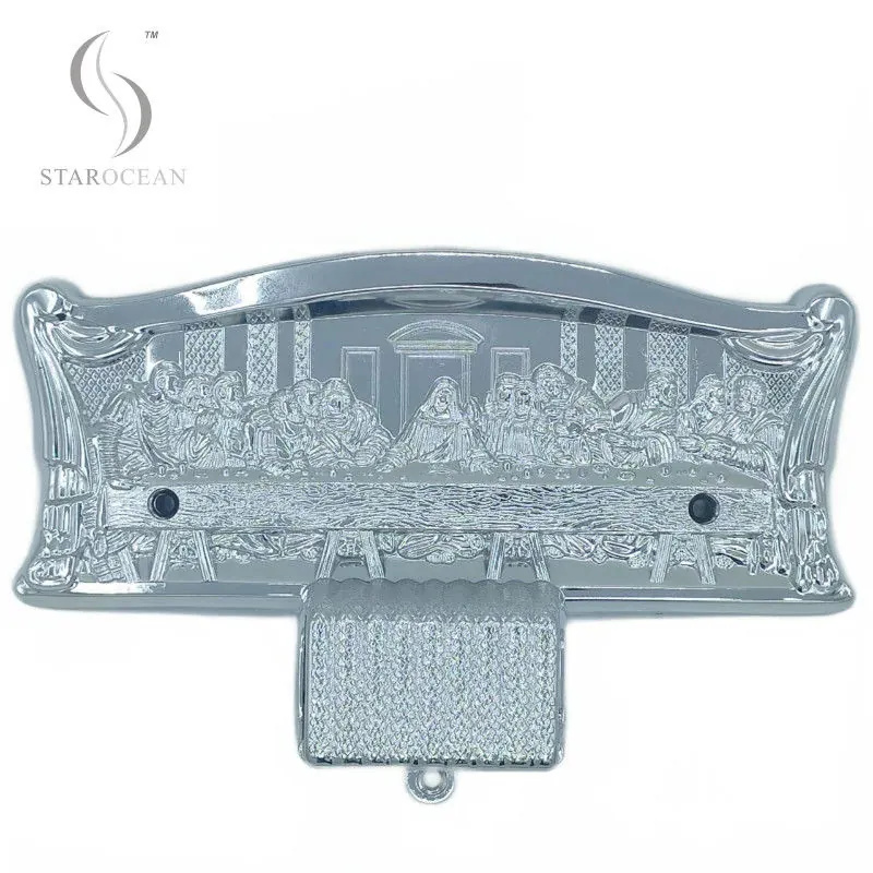 Religious Theme Casket Adornment Polished Finish for Superior Performance view 2