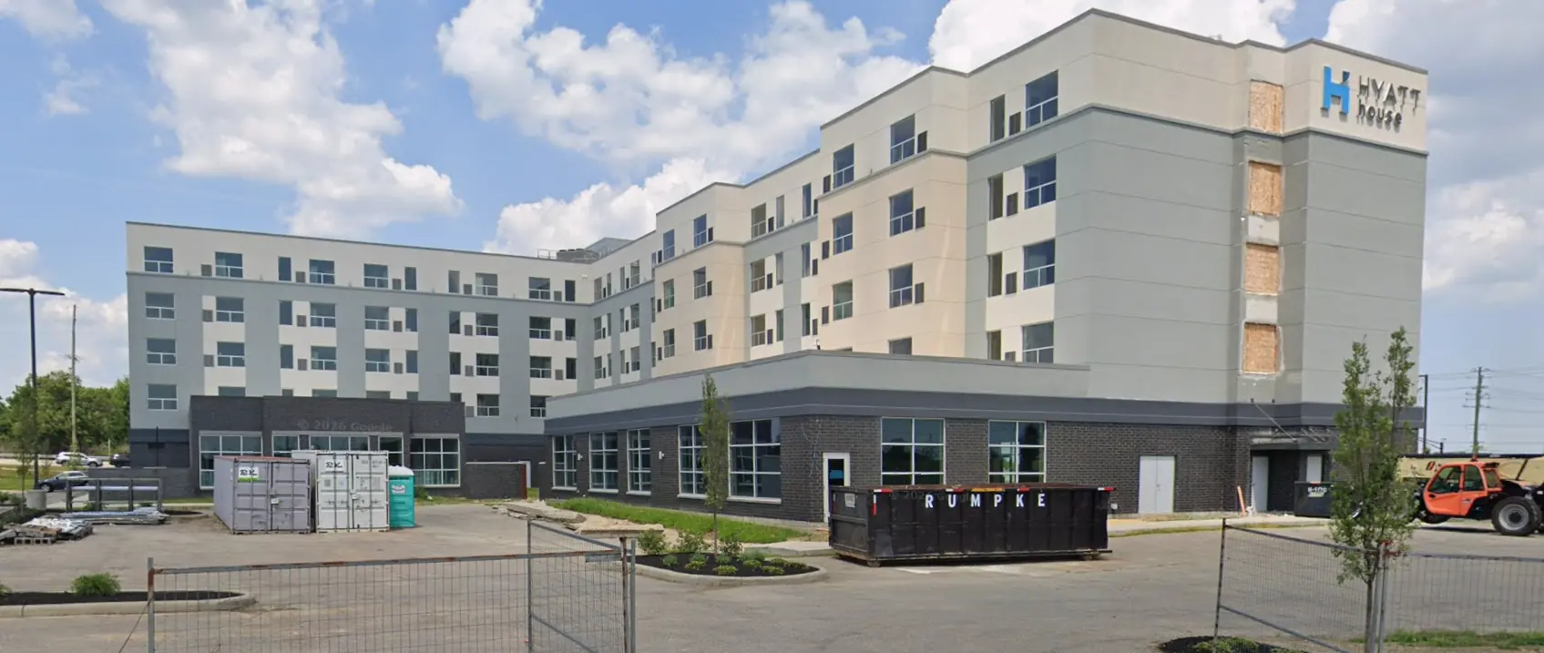 Hyatt House hotel in West Chester Ohio where Songdom procured FF and E lighting