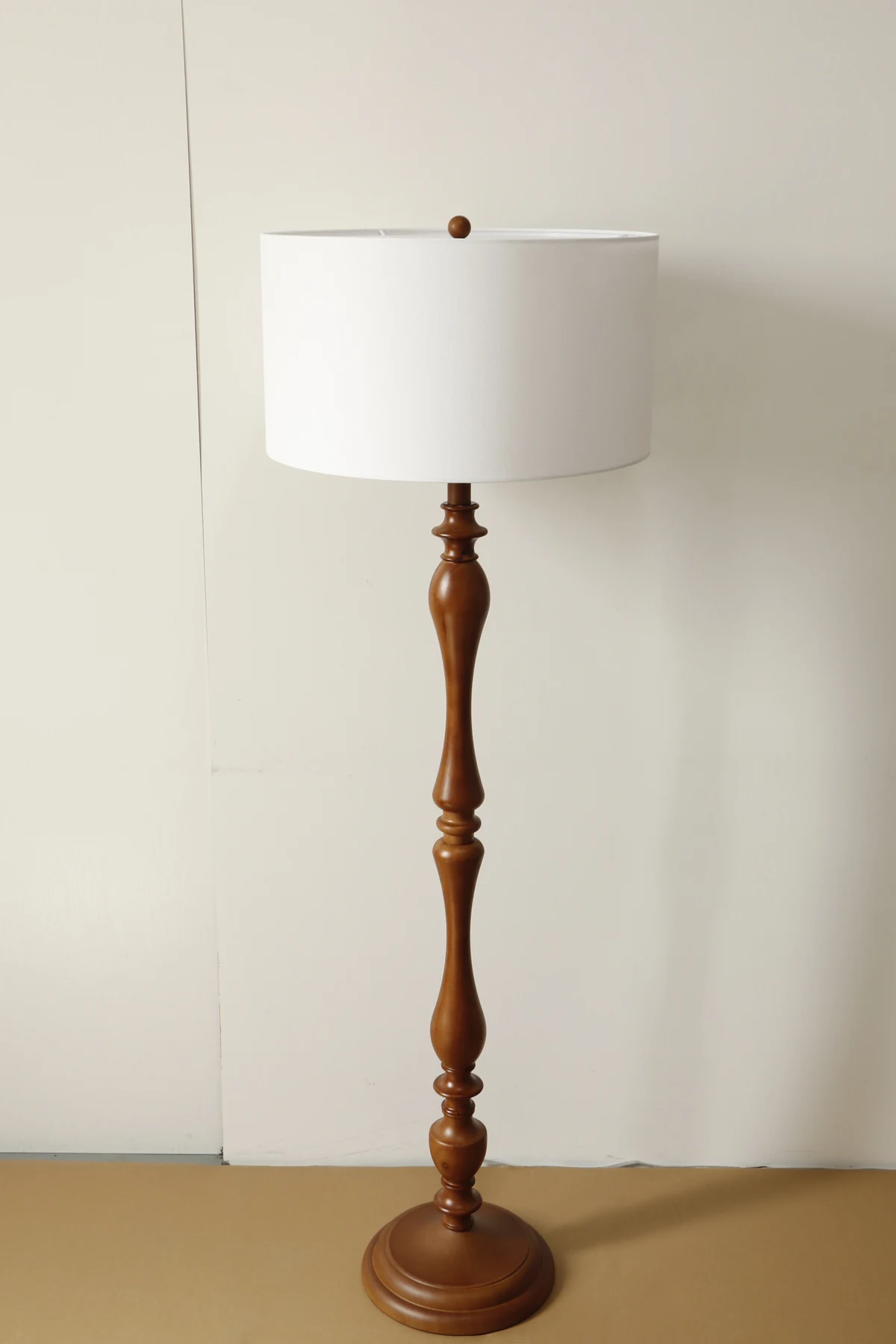 Hotel Indigo floor lamp shown with the light switched off