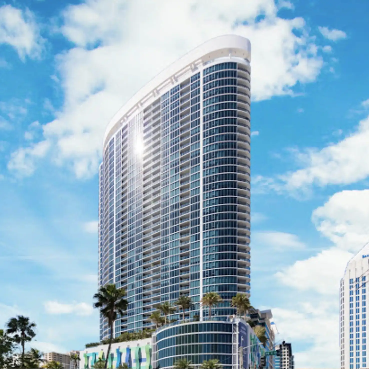 ICON apartment tower on Las Olas Boulevard Fort Lauderdale supplied through Songdom