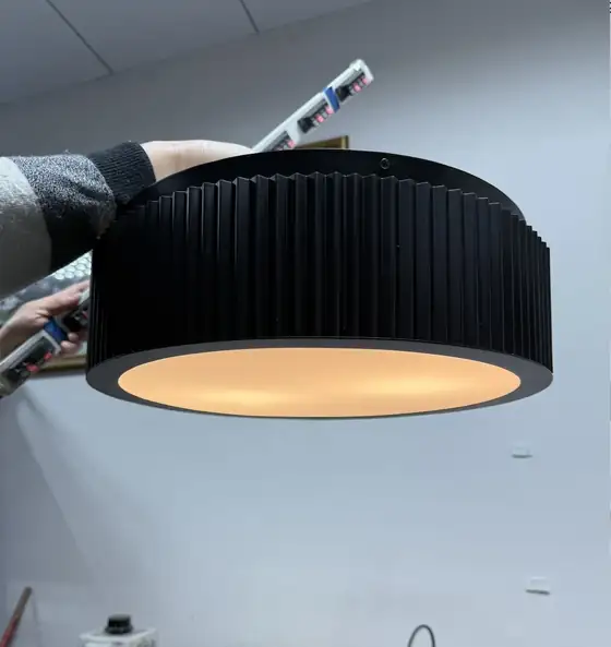 Ceiling light produced for Hotel Versey in Chicago