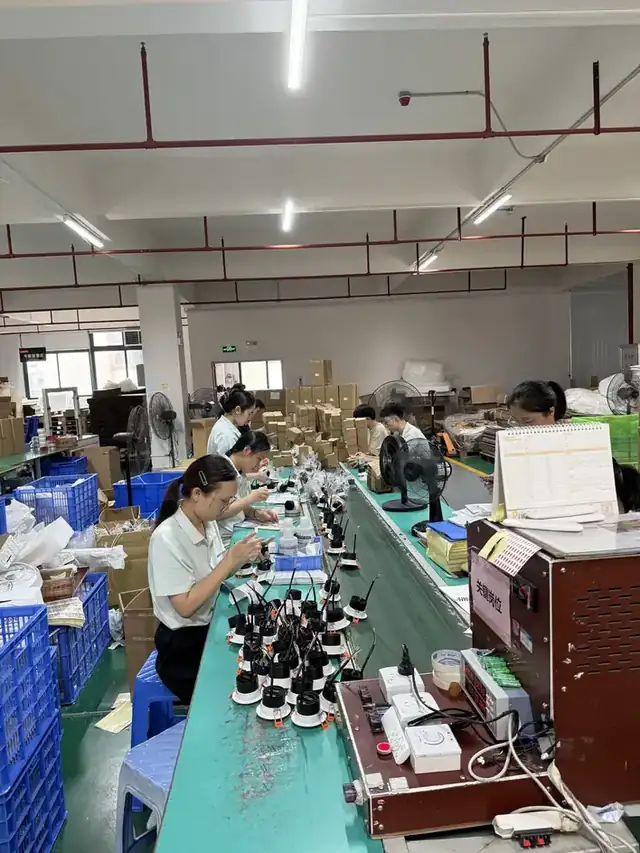 Assembly of commercial grade LED downlights for an airport project