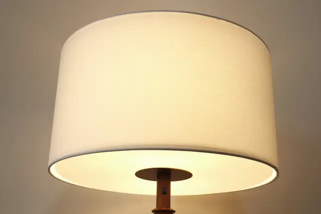 Shade and diffuser assembly of the Hotel Indigo floor lamp