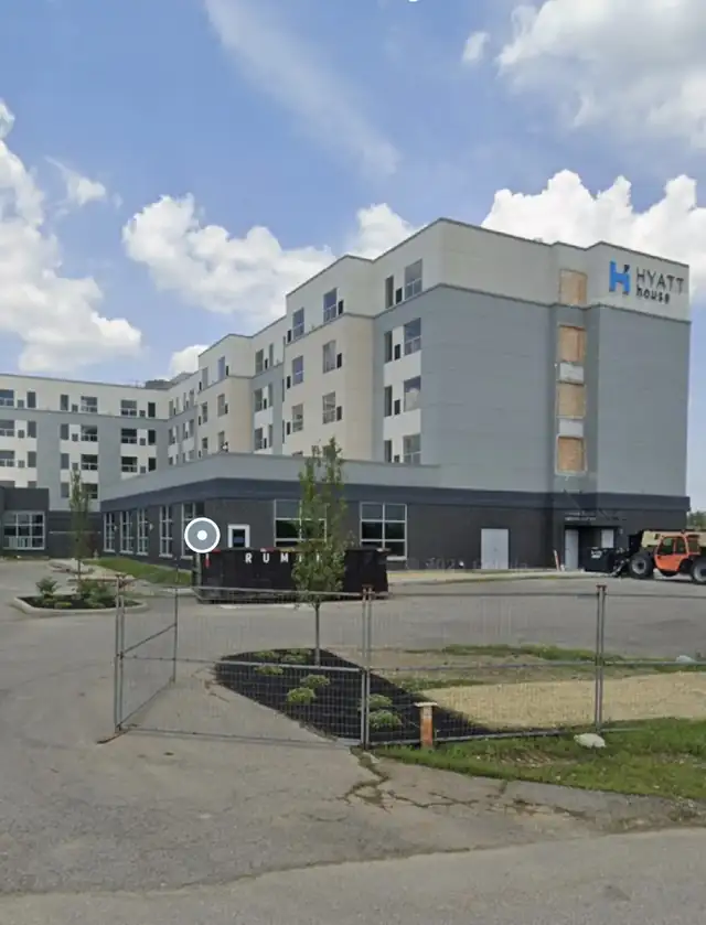 Hyatt House property view from the site access road
