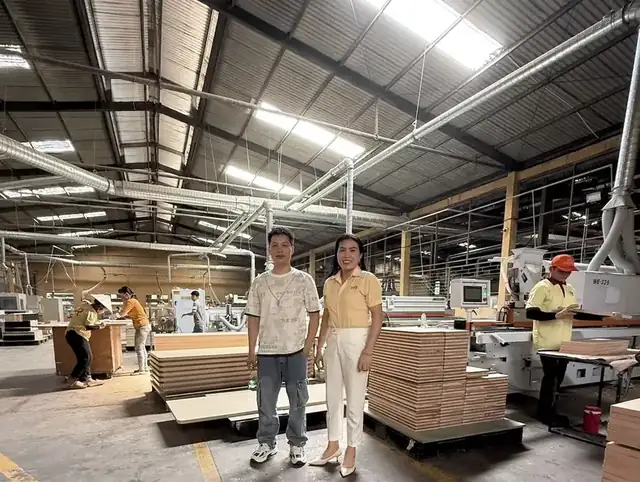 Vietnam hotel furniture factory producing case goods for Songdom projects