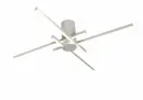 SX2313-4C crossed bar ceiling light in matt white