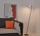 SL2312-1C upright floor light in matt black