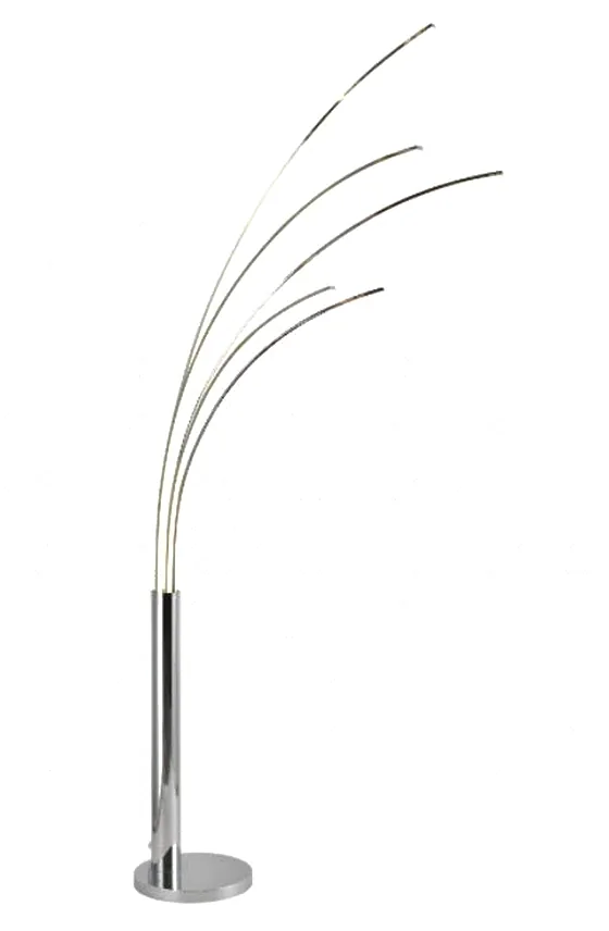 SL2243-5C five arm chrome arc floor light