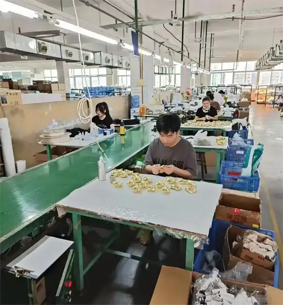 Sub assembly and finishing stations in the factory