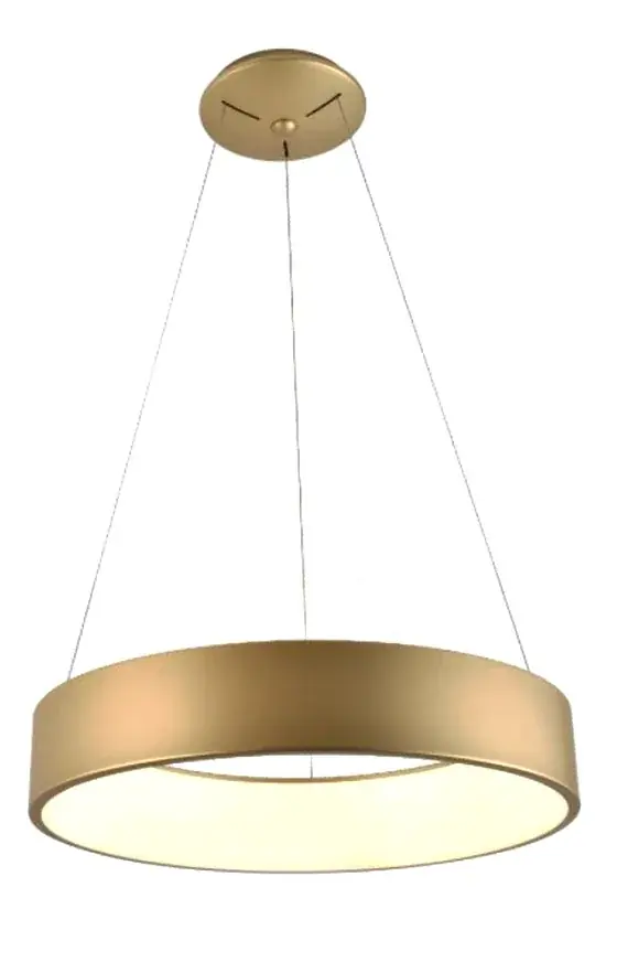 SD2237-RM 600 mm matt gold ring pendant light