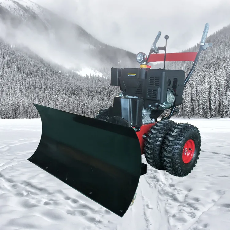 49 inch 125cm gasoline snowplow with angled blade