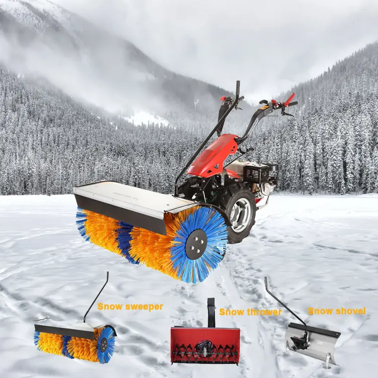 SJ733 walk behind snow blower with 110cm working head