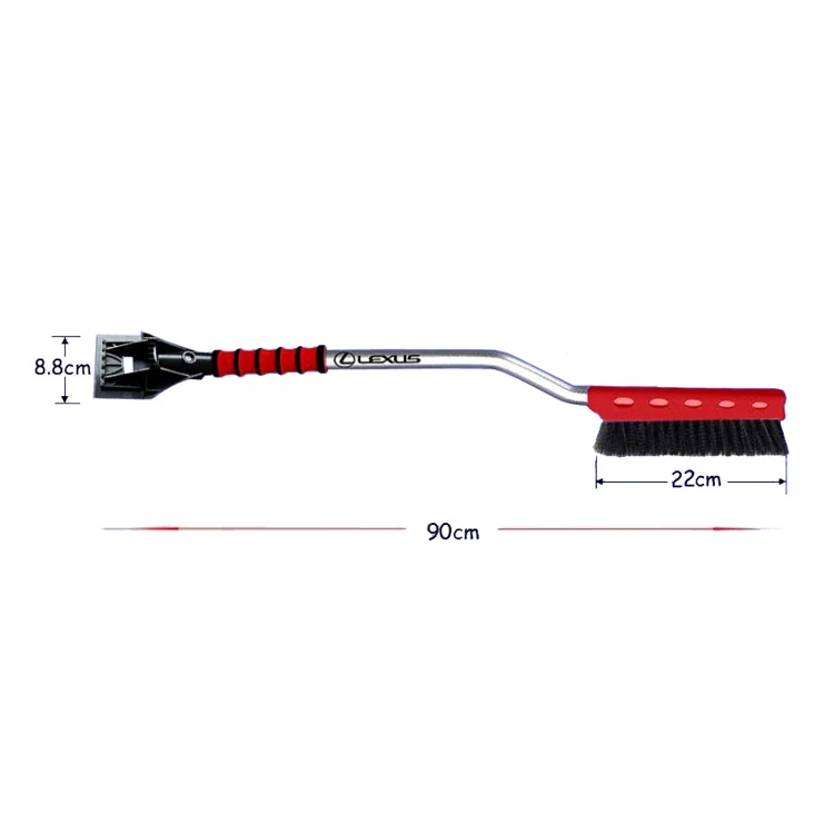 SB4012-A car snow brush and ice scraper with aluminum handle