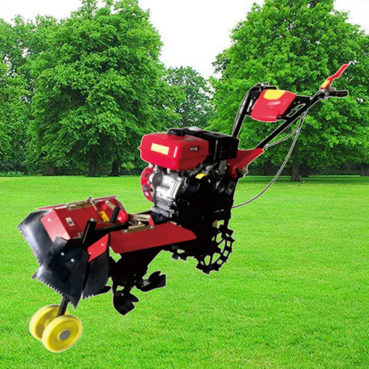 3TGT-4 garden tiller with double shaft wheel type chassis and adjustable armrest