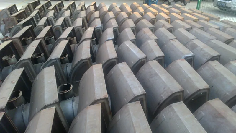 Auger Housings Pressed and Welded in Our Own Plant