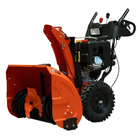 Snow thrower control panel and handlebar layout