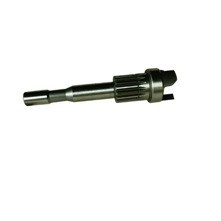 Snow blower spare part shown on the workbench