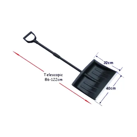 SB2008-G snow shovel collapsed to its shortest length