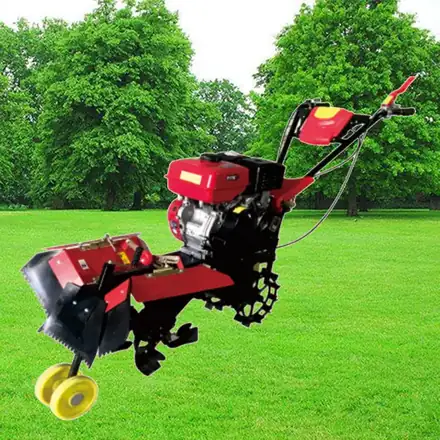 3TGT-4 garden tiller with double shaft wheel type chassis and adjustable armrest