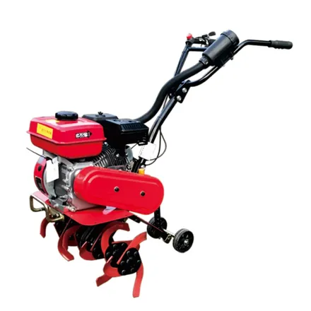 3TGQ-4A mini tiller side view showing belt drive cover