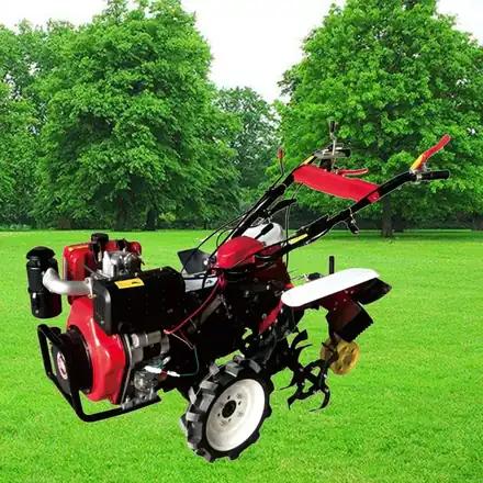 3TG-4A 4×4 agriculture tiller with double shaft wheel type chassis